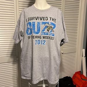 Sugar Land Skeeters Opening Weekend T-Shirt from 2012 Size XL Color Grey